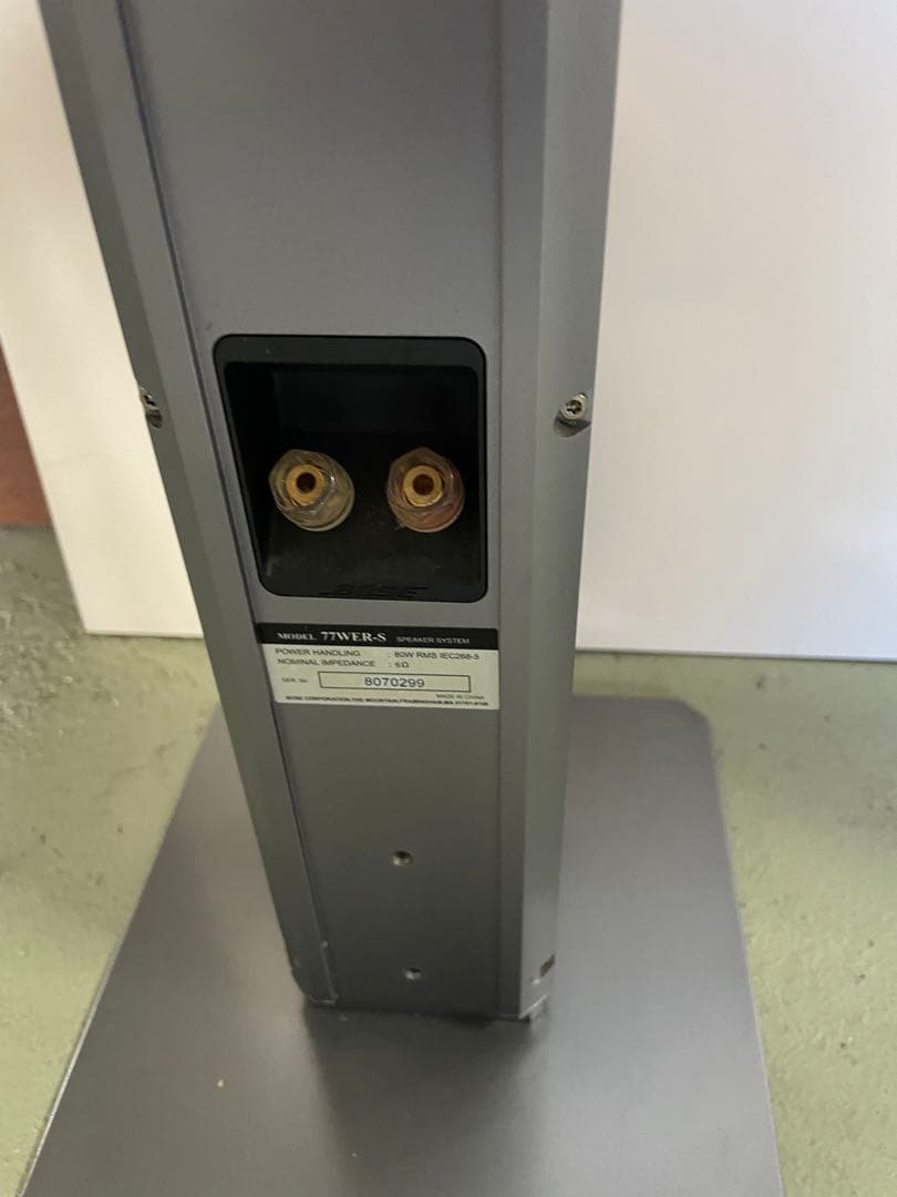 Bose タワースピーカー 2本セット シルバーBOSE 77WER-S