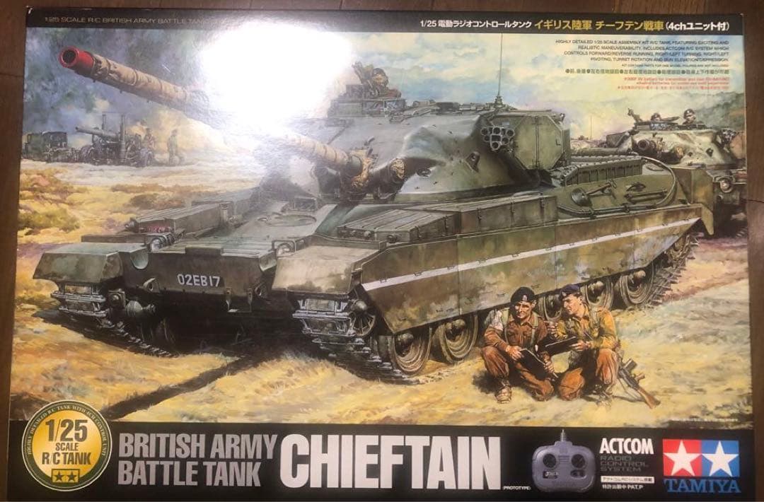 タミヤ RC ラジコン　1/25 チーフテン　CHIEFTAIN