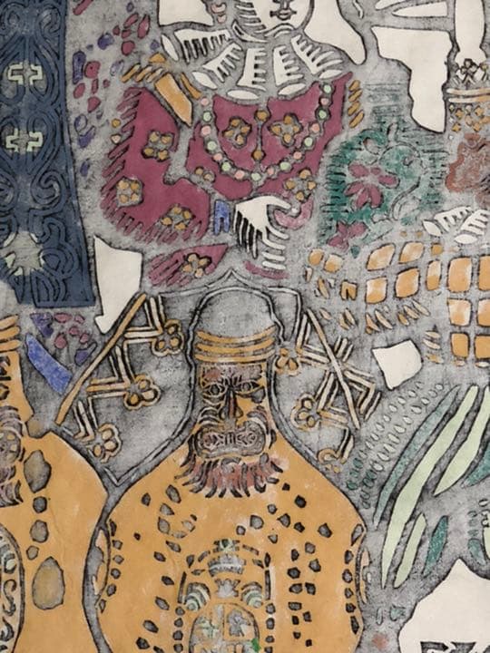版画家　川上澄生　木版画【舶載珍貨】