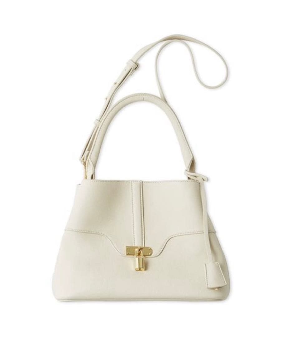 【新品未使用未開封✨】SNIDEL パッドロックバッグ アイボリー 新作