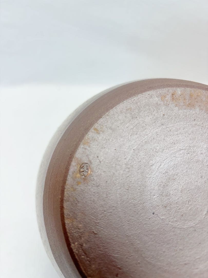 ほぼ未使用 茶道具 尾中窯 市野克明作 丹波焼 茶壺 飾壺 陶印 共箱