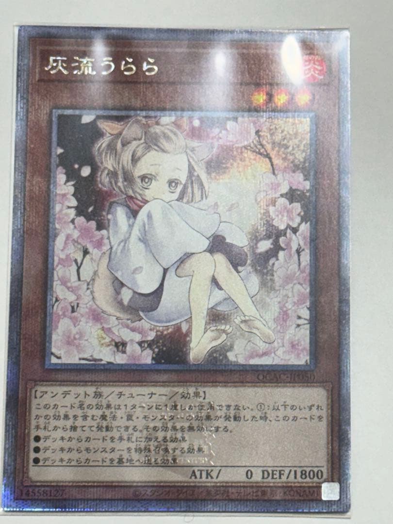 遊戯王 灰流うらら 絵違い QCAC 25thシークレット