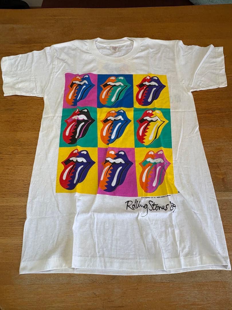 Rolling Stones 1989年北米ツアーTシャツ Lサイズ