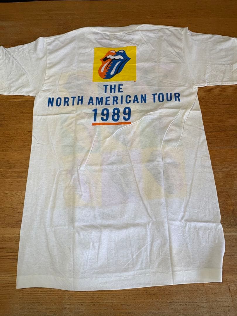Rolling Stones 1989年北米ツアーTシャツ Lサイズ