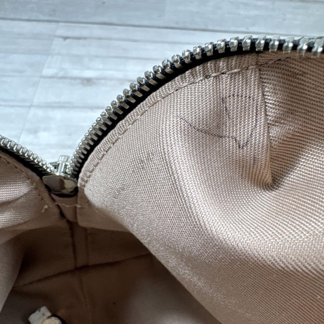 GIANNI CHIARINI アリファ M ショルダーバッグ ホワイト レザー