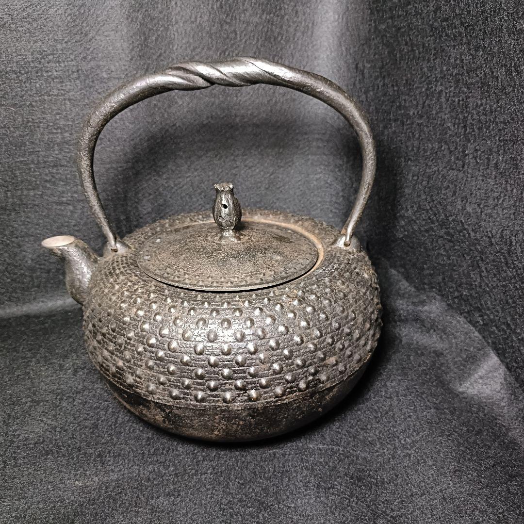 SALE 南部鉄器 鉄瓶 虎山作