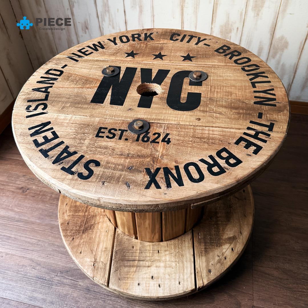 ケーブルドラム 電線ドラム テーブル アメリカン NYC-A 【受注製作】