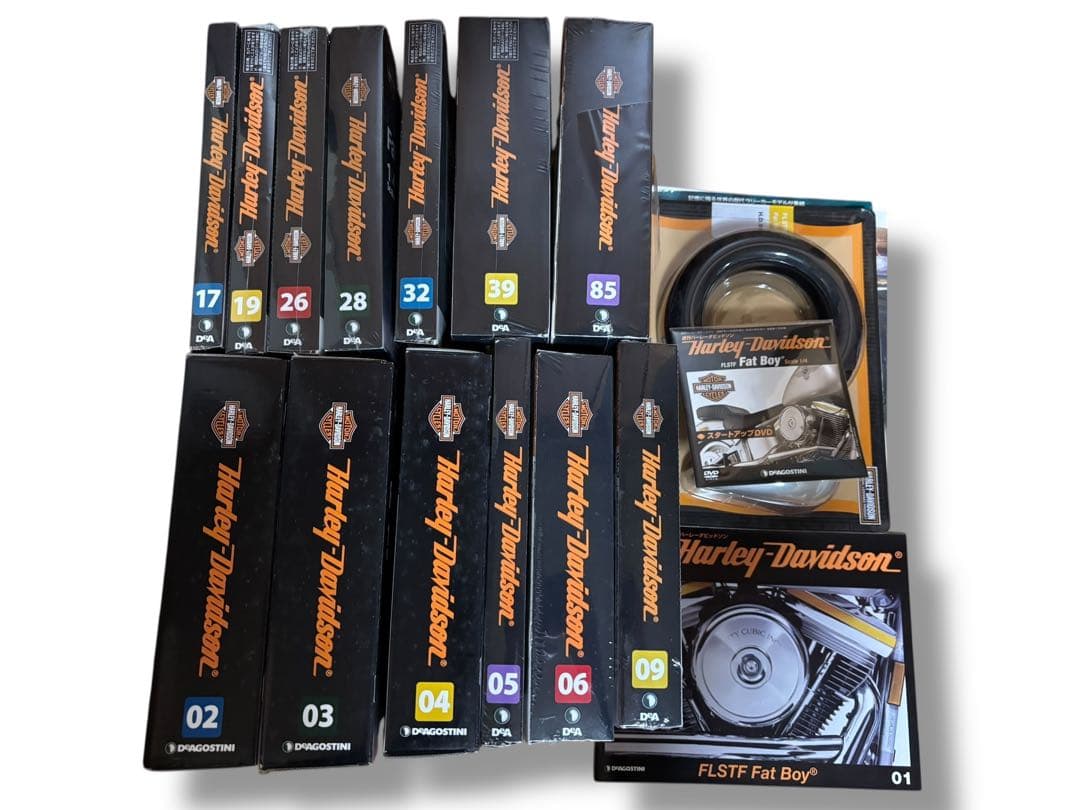 #デアゴスティーニ ハーレーダビッドソン パーツ付属冊子 14点セット　J-2