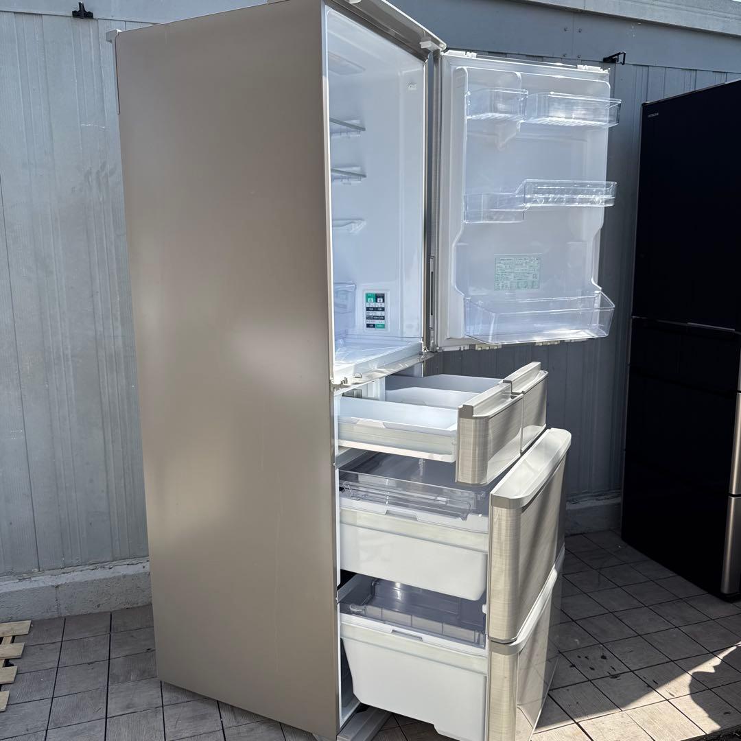 送料込 SHARP 冷蔵庫 どっちもドア プラズマクラスター搭載 412L