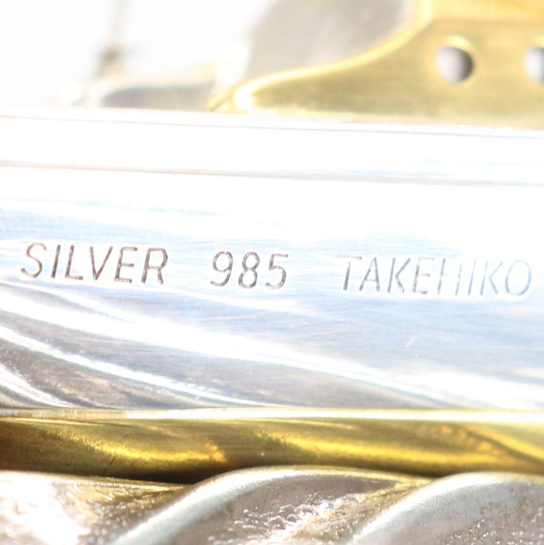 武比古製 銀製帆船置物 SILVER985刻印 約200g　GR955　GK1
