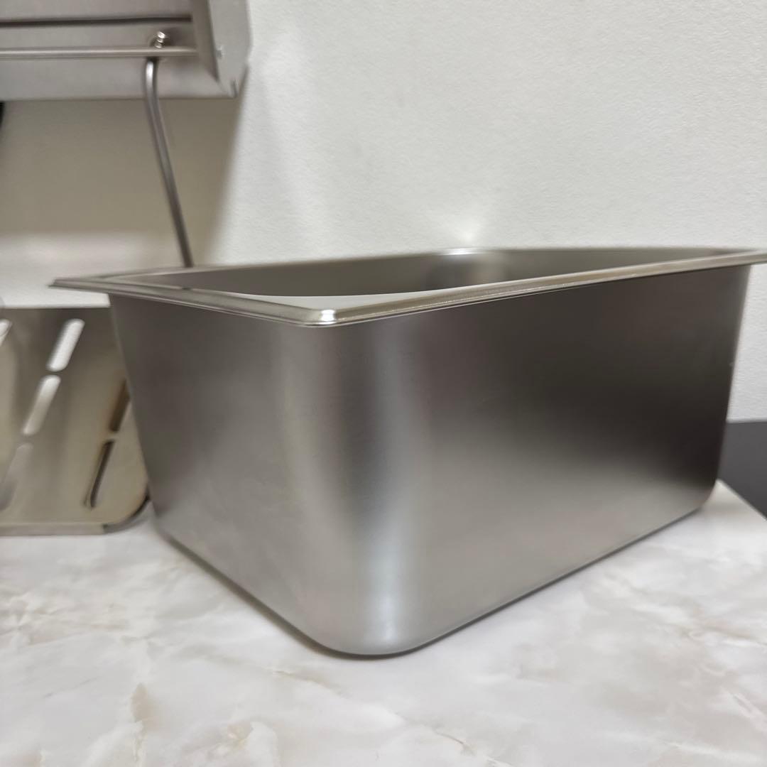 美品 卓上フライヤー 業務用 家庭用 6Ｌ大容量 ステンレス 電気フライヤー