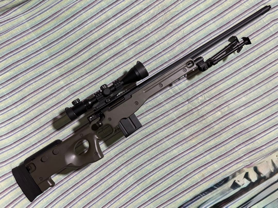 東京マルイ L96 AWS カスタムバレル 3-9×59スコープ＆バイポッド