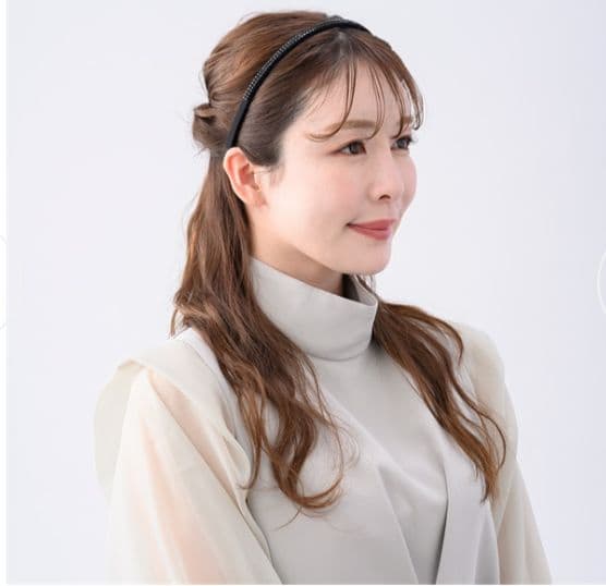 ［新品］COMPLEX BIZ クリスタルメッシュヘアバンド