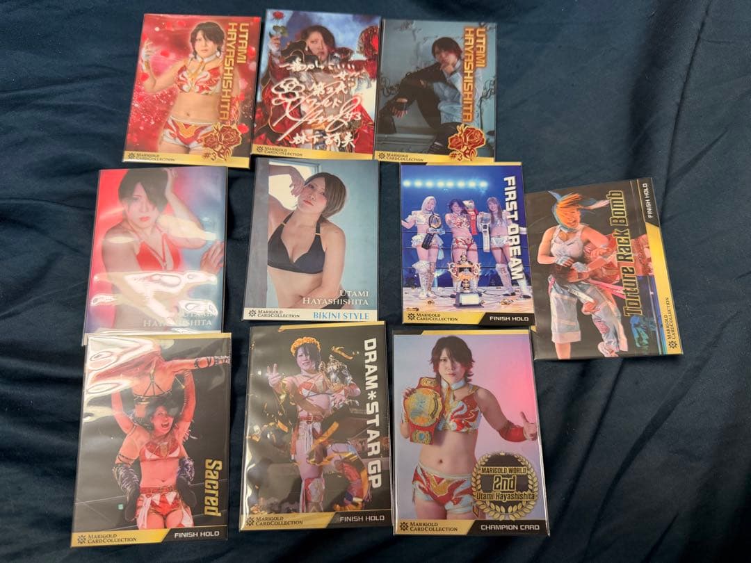女子プロレス　マリーゴールド　プロレスカード　林下詩美　トレカ　10種セット