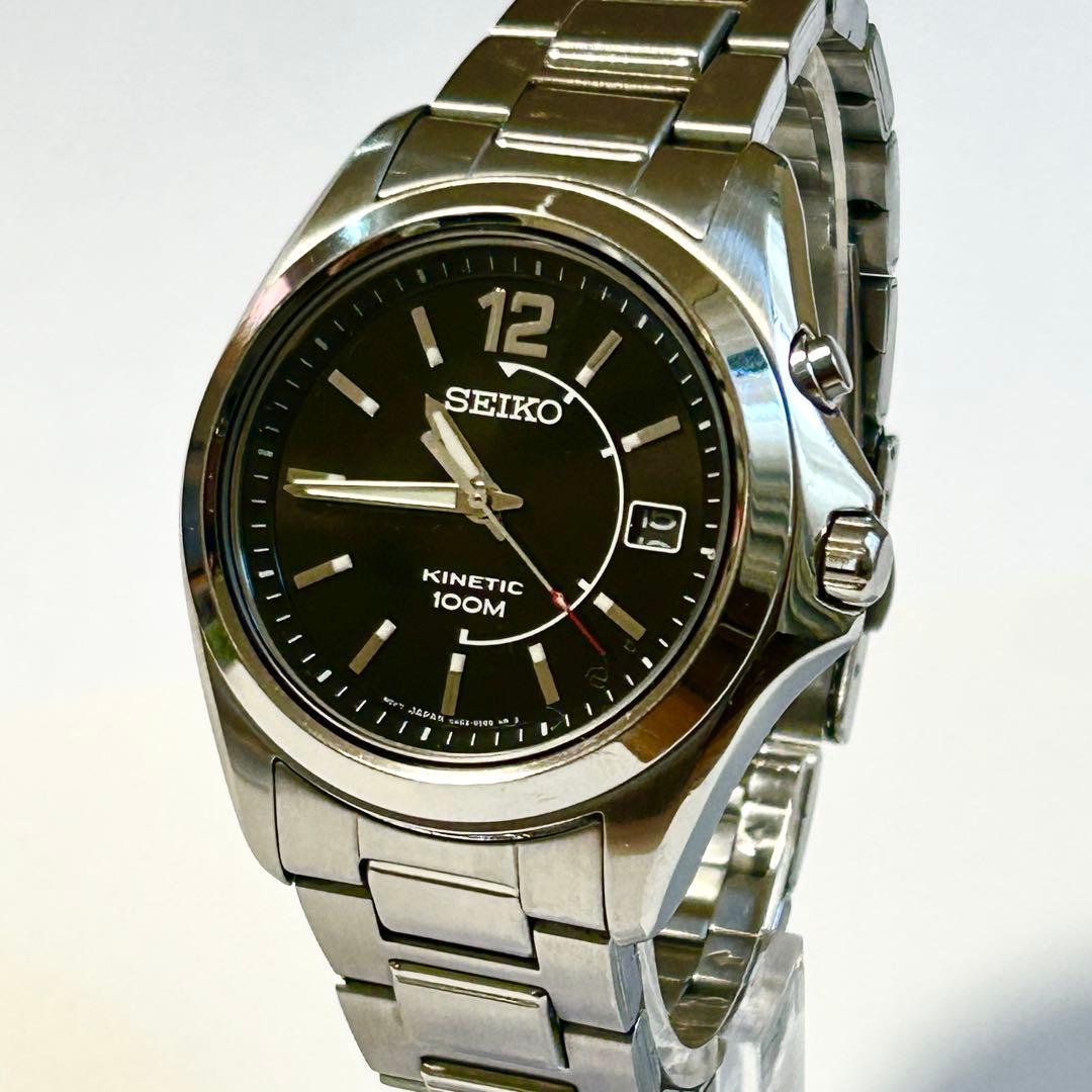 【希少/美品/稼働】SEIKO KINETIC 100M 5M62-0CM0