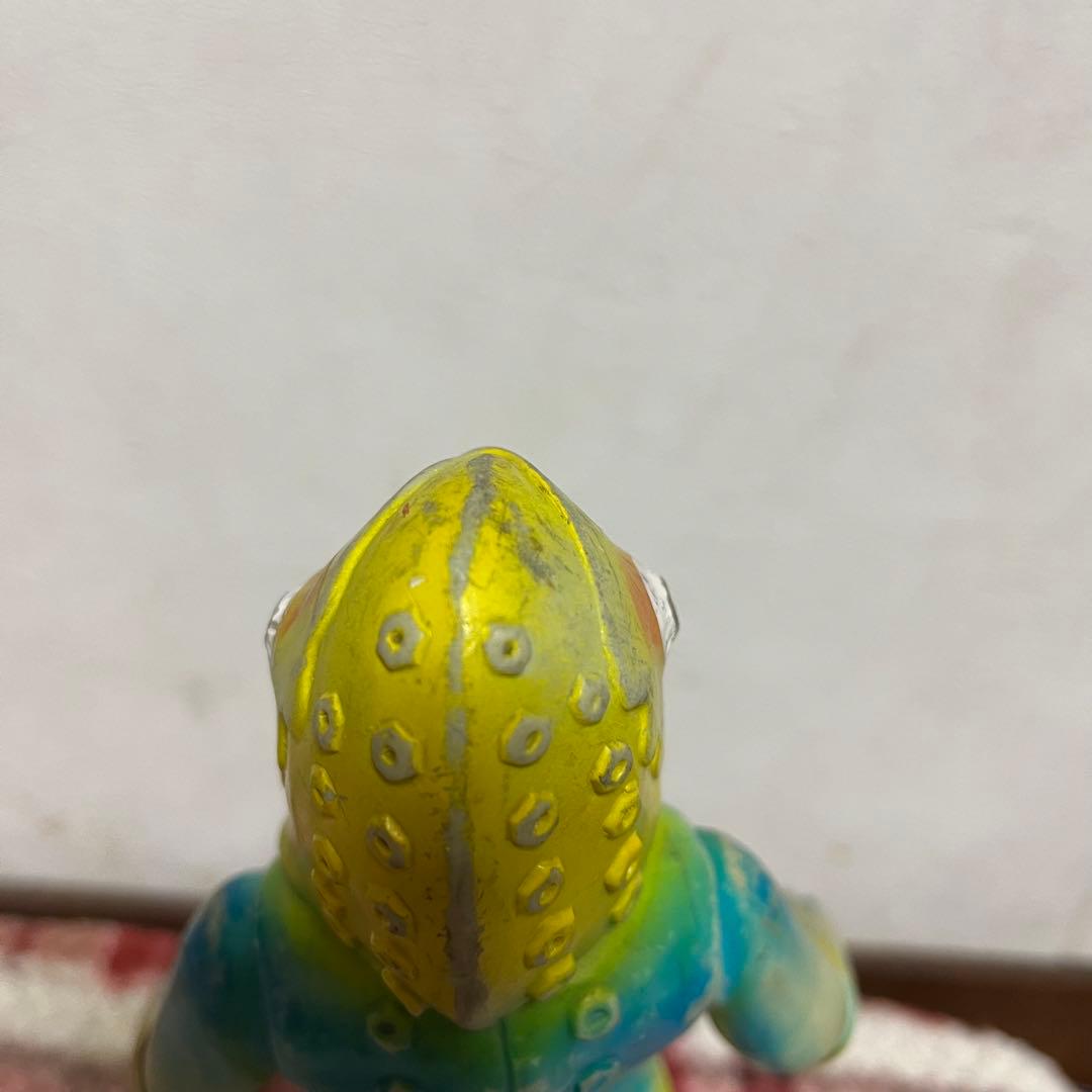 メトロン星人　マルサン　円谷プロ　ソフビ　当時物