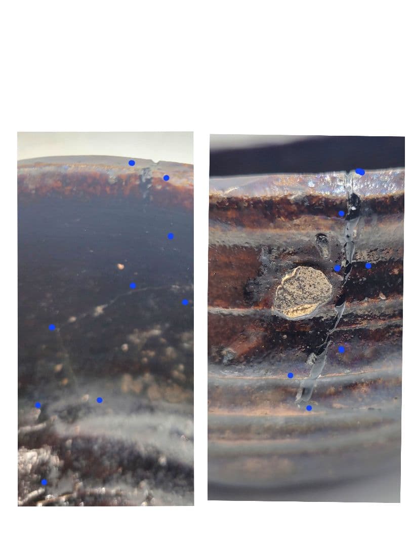 丹波焼　菓子器　時代物　合わせ箱　茶道具　骨董品、美術品