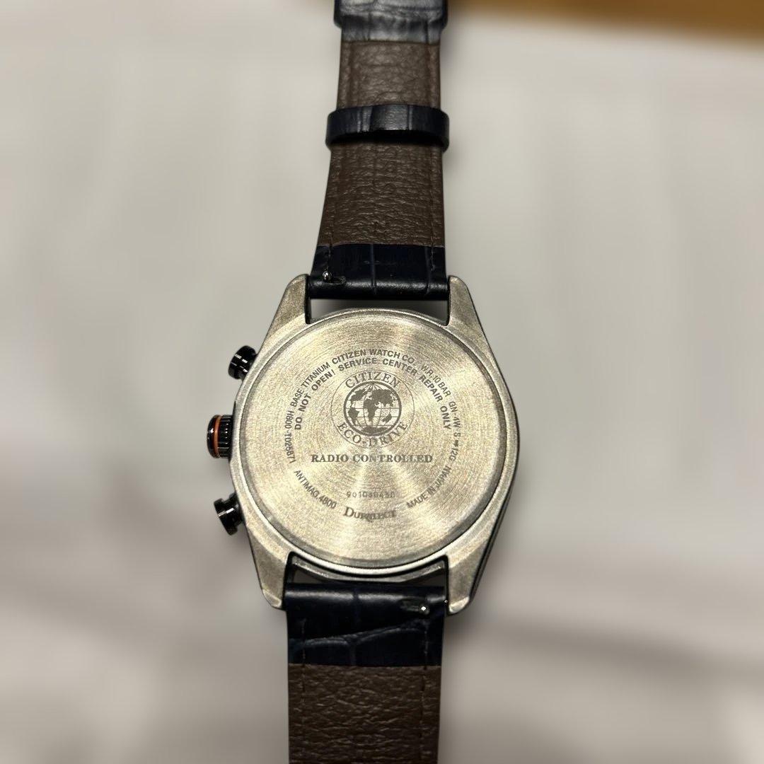 CITIZENATTESAACT Lineブラックチタン AT8185-62E