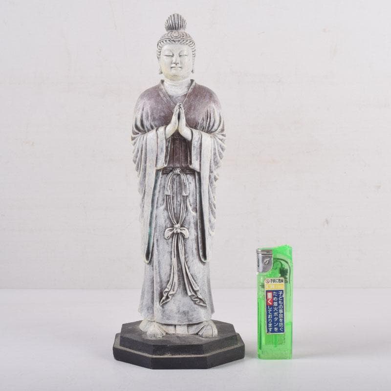 仏教美術　樹脂製　観音菩薩像　仏像　置物　V　8378