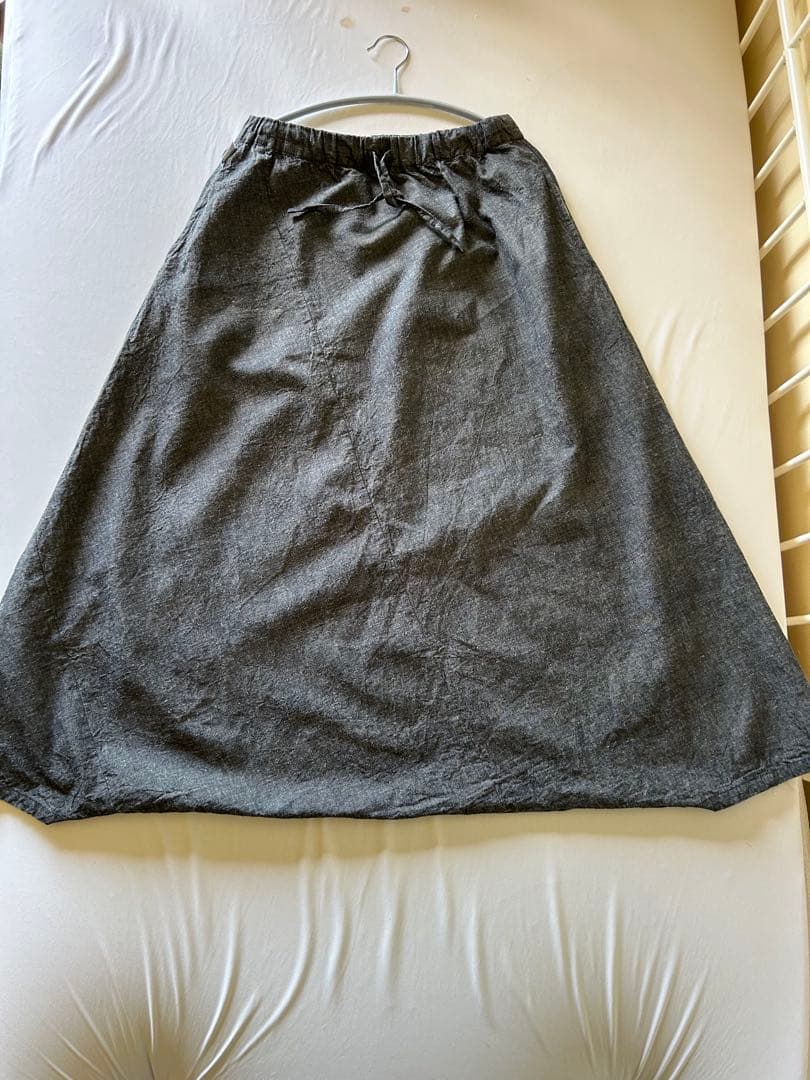 SOU・SOU 今季 一回着　ソウソウ　伊勢木綿 麻混 富士2.0／消炭色