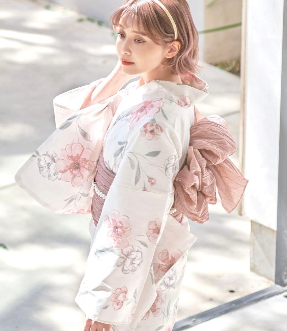 Dita 浴衣 5点セット ピンク