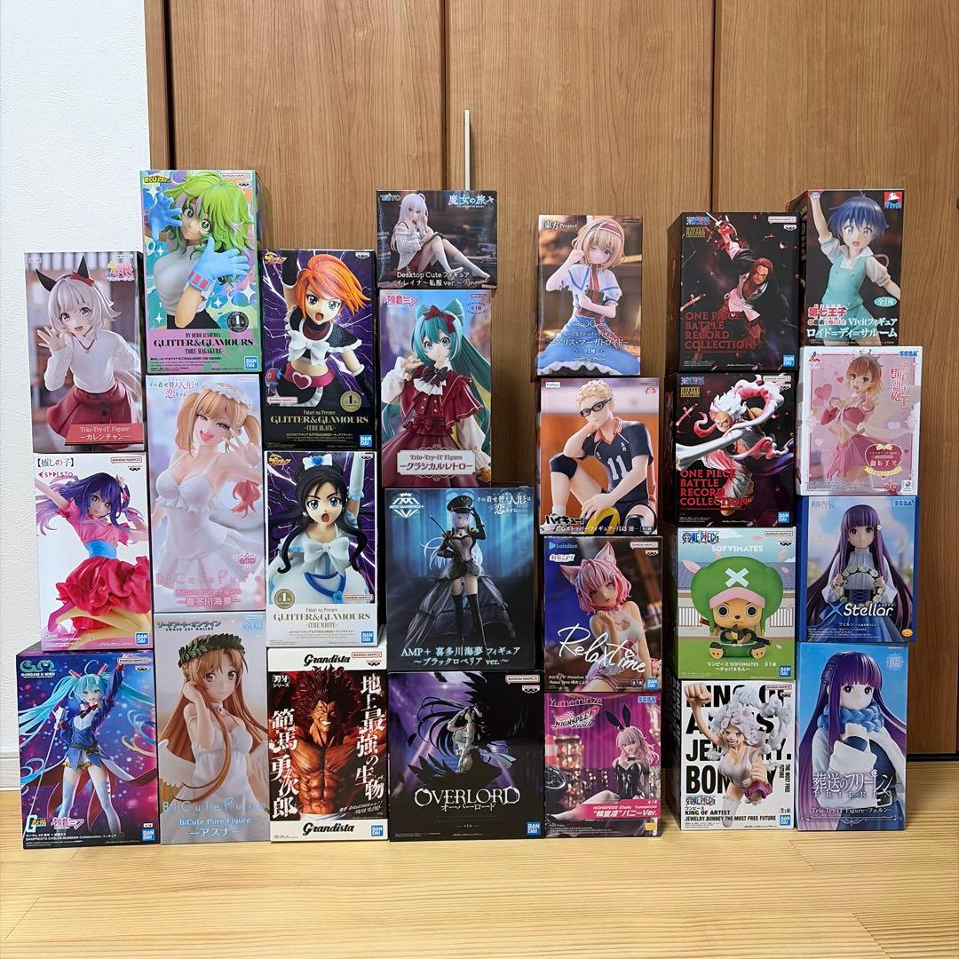 最新プライズフィギュア25個まとめ売り