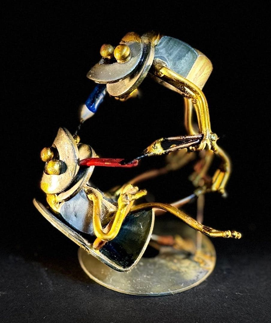 金属製カエルフィギュアセット 医療現場8種類