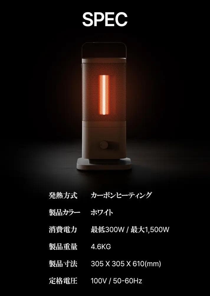 新品未開封　edir エディル 5面 カーボンヒーター