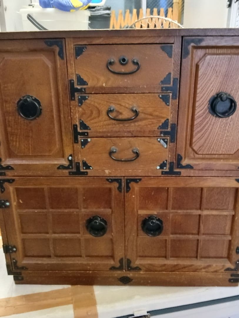 木製日本式タンス 昭和レトロ