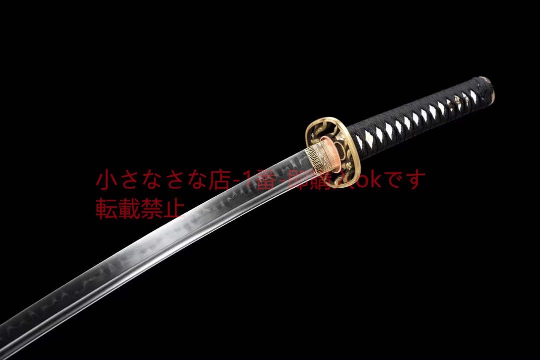 純銅精彫銅装T10焼刃『トンボ』古兵器 武具 刀装具 日本刀 模造刀 居合刀