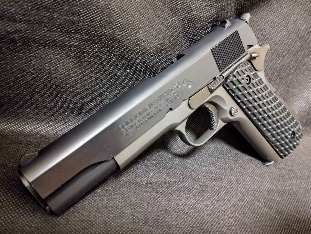 東京マルイ　カスタムコルトガバメントガスブローバックガスガン動作品