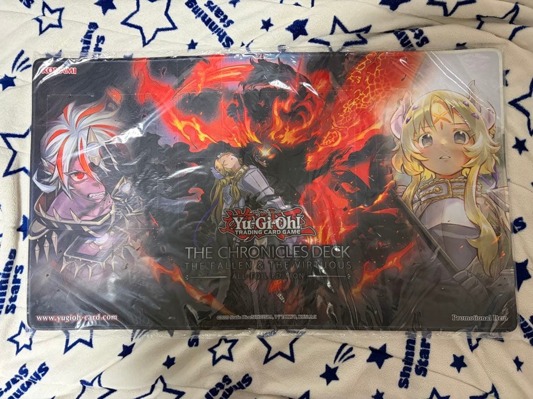 遊戯王 the fallen & the virtuous プレイマット 未開封