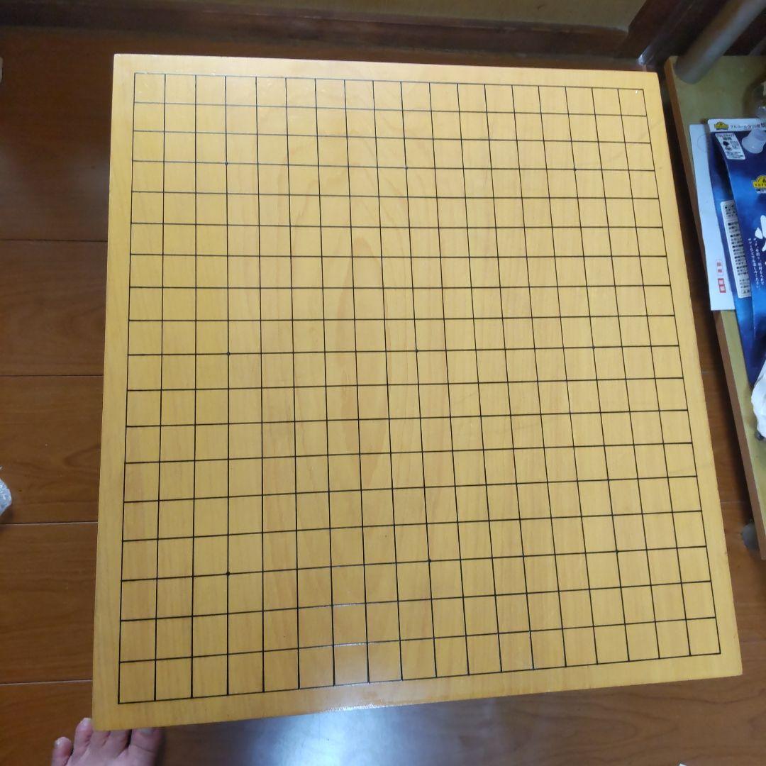 ★日本産本榧脚付き碁盤5.4寸　木裏板目17kg