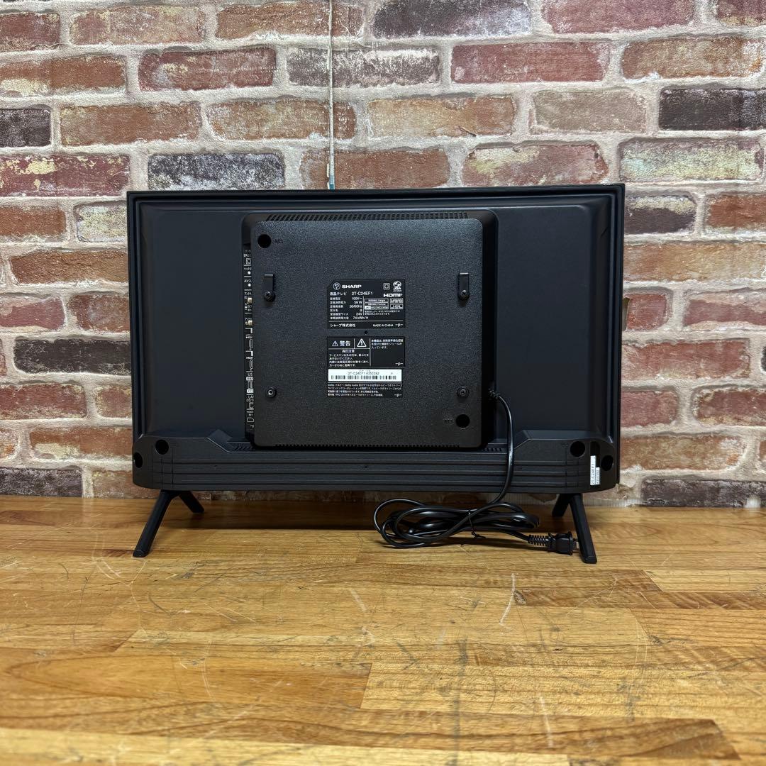 2024年製！ シャープ 24V型 液晶テレビ 2T-C24EF1 動画アプリ○