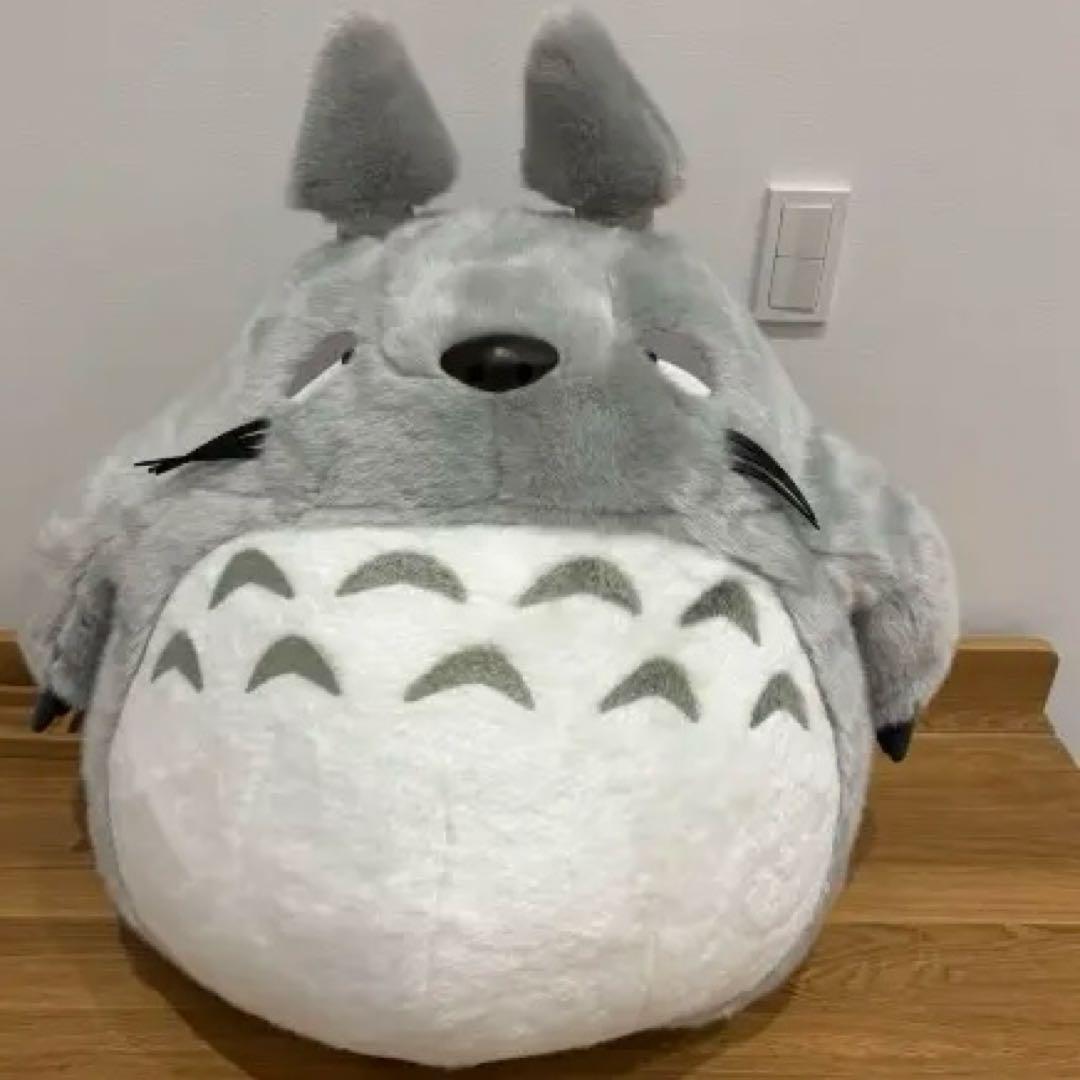 となりのトトロ 大トトロ お昼寝クッション グレー