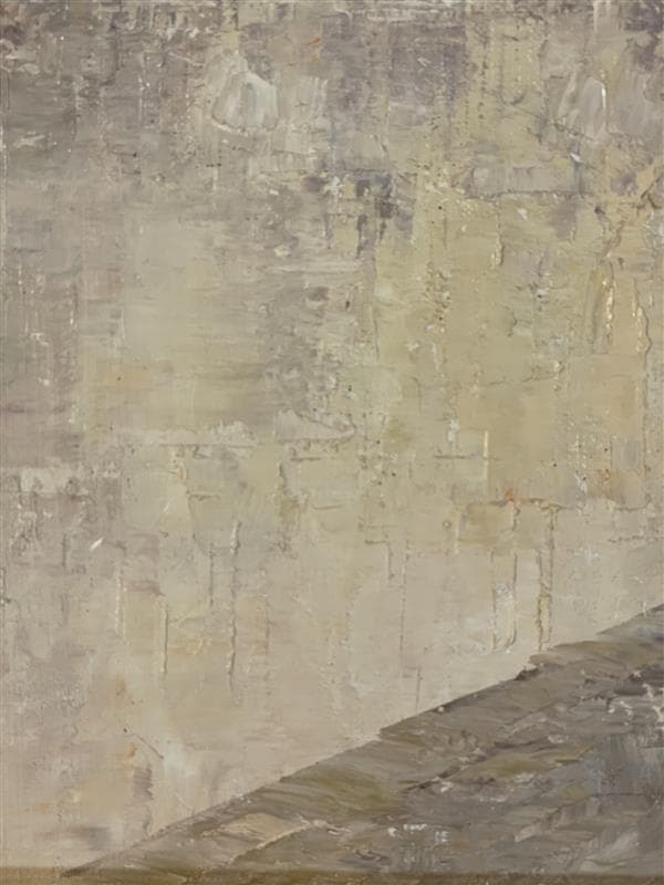 「真作」作者不明　風景画　油彩画　額装　サイン有り　F10号