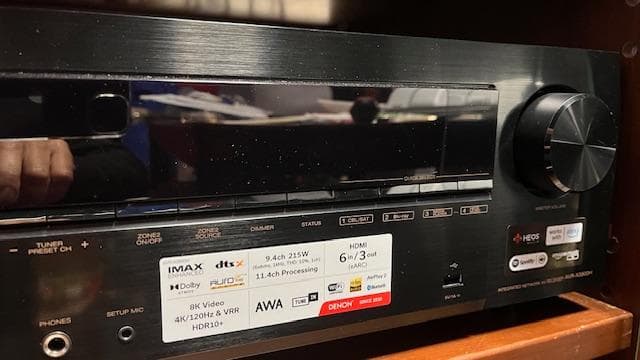完動美品　DENON AVR-X3800H AVアンプ　25年5月28日購入品
