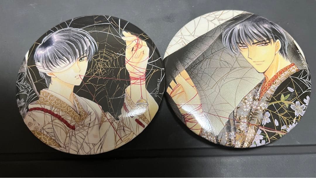 CLAMP X くじ引き堂 缶バッジ 昴流 星史郎 セット