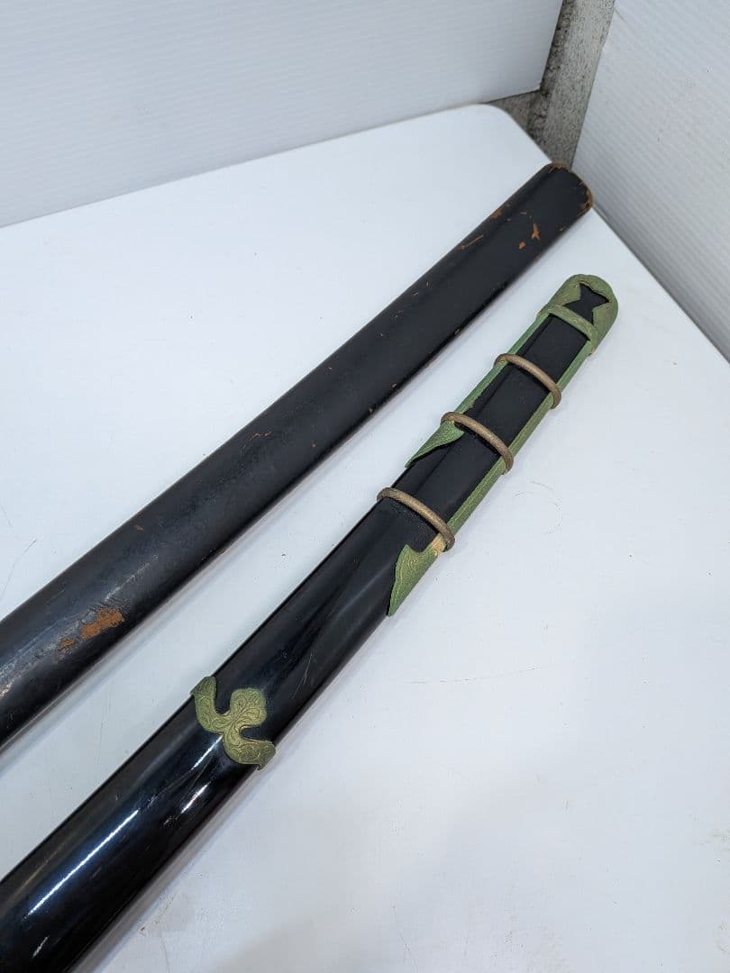 P023 ​模造刀 2本セット 鉄製 太刀 打刀 日本刀 美術刀 ディスプレイ用