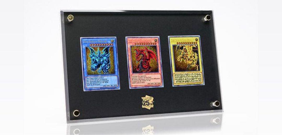 遊☆戯☆王 25周年記念商品「三幻神」スペシャルカードセット（ステンレス製）
