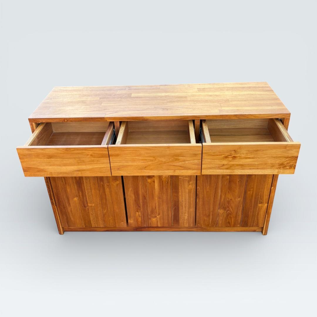 廃盤希少 unico ウニコ BREATH チーク材 キャビネット サイドボード