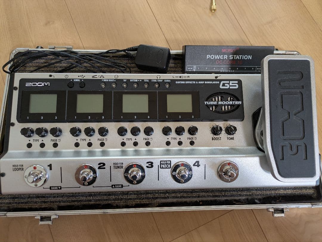 O*n様 Zoom G5 マルチエフェクター　純正アダプター　ハードケース等おま