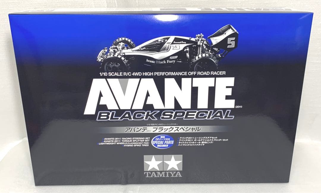 タミヤ　アバンテ　2011 4WD ブラックスペシャル　新品