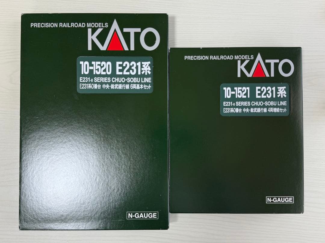 KATO E231系0番台 中央・総武線 10両セット 更新車仕様