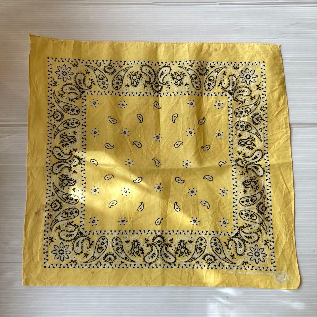 h*u様 まとめ売り 10枚 vintage ビンテージ バンダナ USA