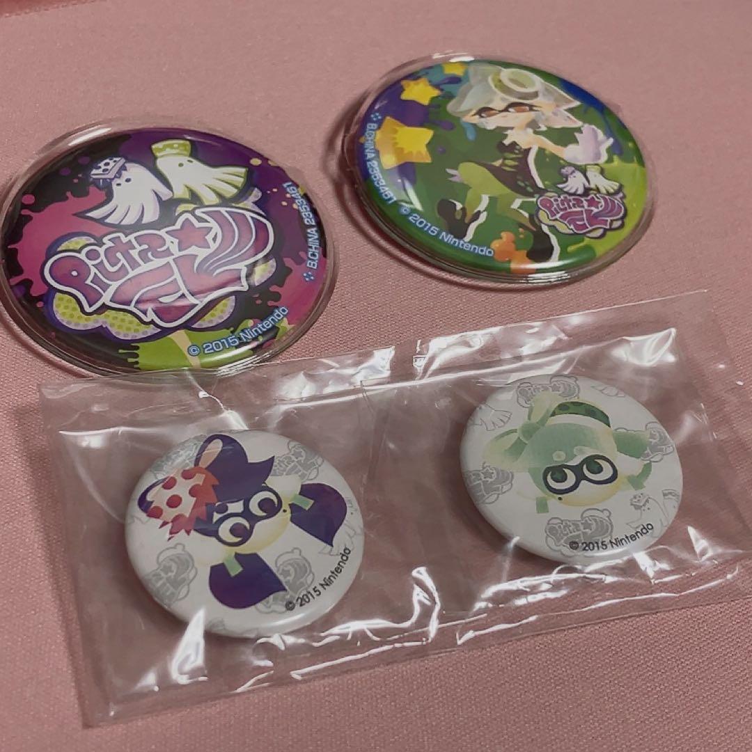 シオカラーズ　缶バッジ　スプラトゥーン グッズ　匿名配送