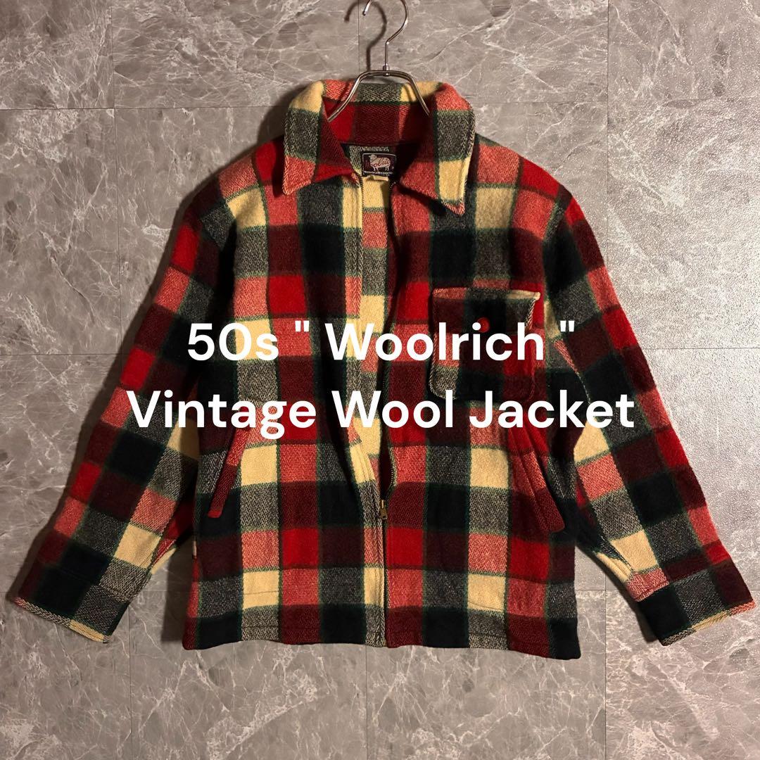 なかちー 50s【希少】Woolrich ヴィンテージ ウールジャケット