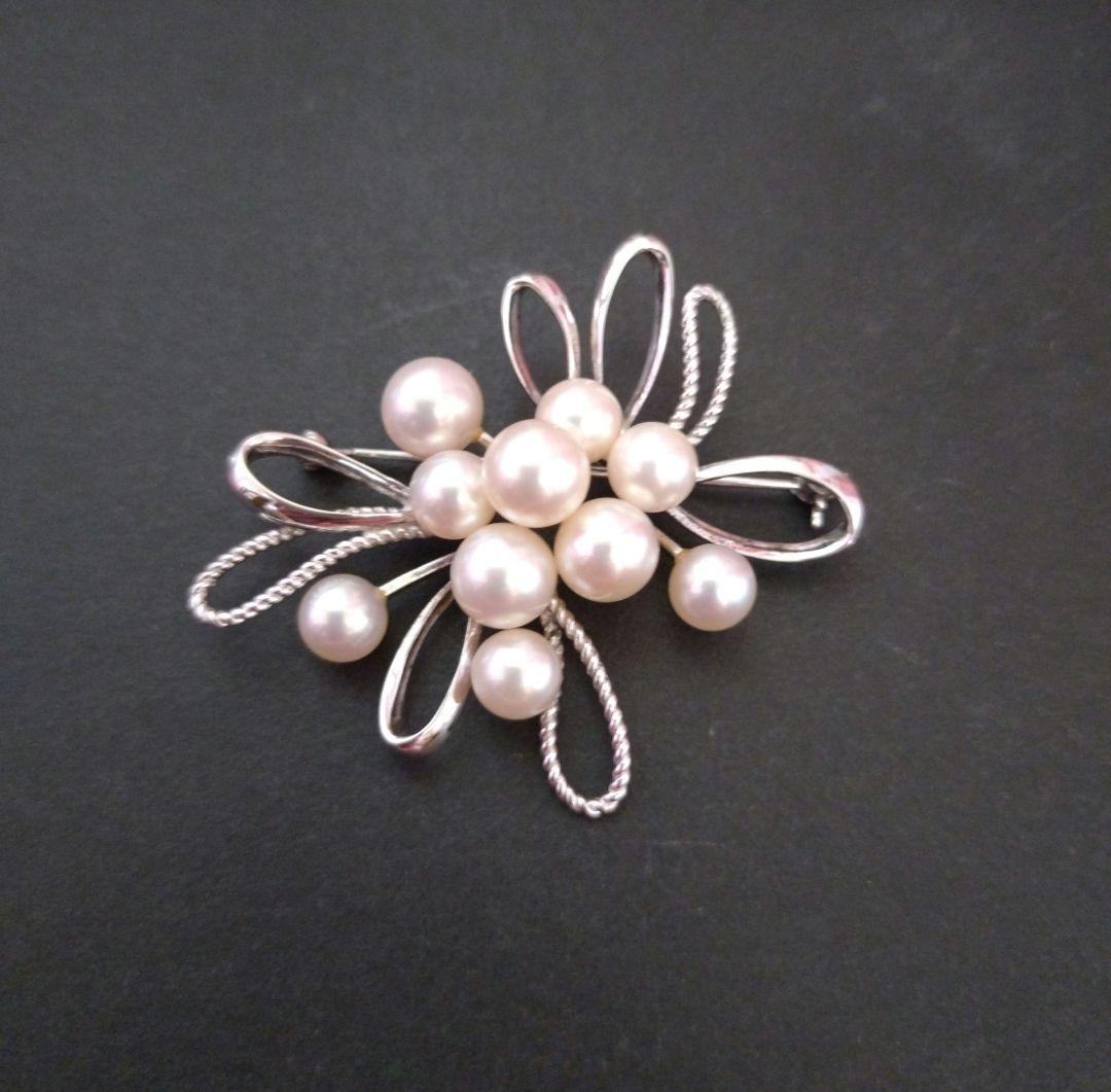 ミキモト SILVER ブローチ