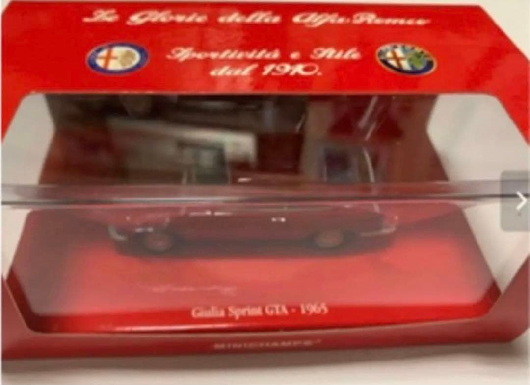 アルファロメオミニチャンプス1600GTA 1965 1/43