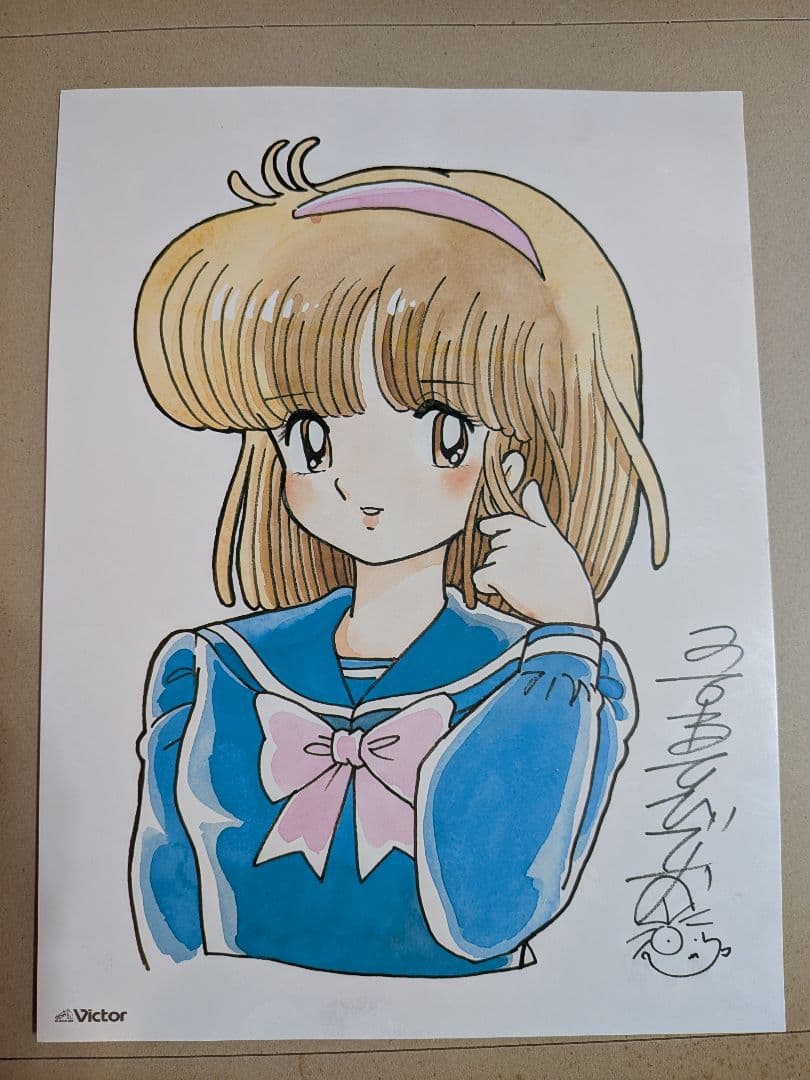 ななこSOS　吾妻ひでお カラー印刷イラスト